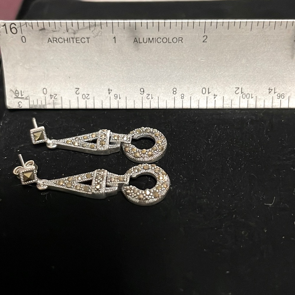 Sterling Silver dangling earrings